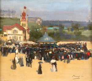 De Blauwe Hongaren, 1888 door John Lavery