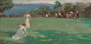 Het Croquetfeest door John Lavery
