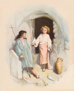 Christus en Sint Jan door John Lawson