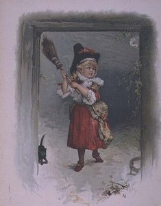 Jack Frost: Een spinnenweb wegvegen door John Lawson