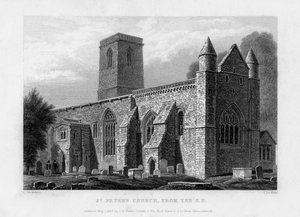 St. Pieterskerk, vanuit het zuidoosten, Oxford, 1833