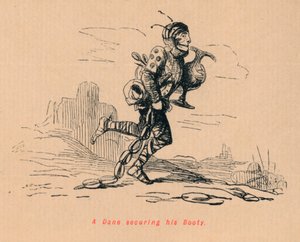 Een Deen die zijn Buit Beveiligd, ca. 1860 door John Leech