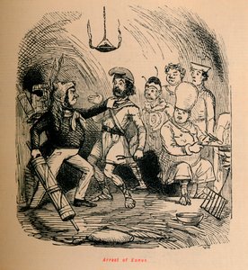 Arrestatie van Eunus, 1852 door John Leech