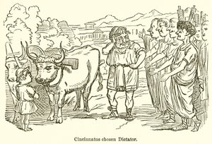 Cincinnatus gekozen tot Dictator