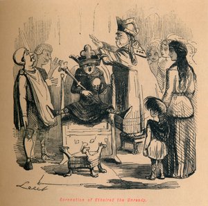 Kroning van Ethelred de Onvoorbereide, ca. 1860