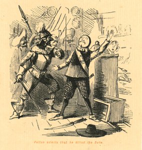 Felton geeft toe dat hij de Hertog heeft vermoord, 1897 door John Leech
