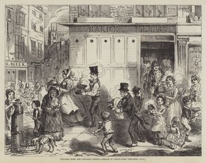 Het Kerstdiner Thuisbrengen door John Leech