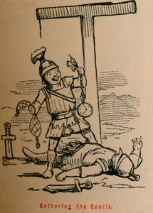 Het verzamelen van de buit, 1852 door John Leech