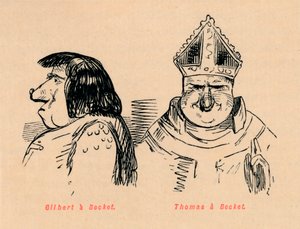 Gilbert a Becket, Thomas a Becket door John Leech