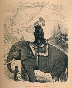 Hannibal steekt de Alpen over, 1852