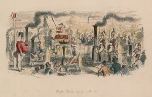 Hyde Park zoals het zal zijn door John Leech