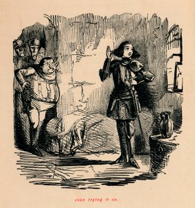 Joan probeert het aan door John Leech