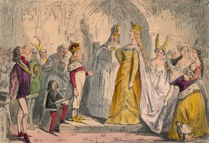 Huwelijk van Hendrik de Zesde en Margaretha van Anjou door John Leech
