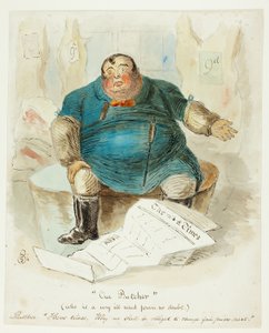Onze slager door John Leech