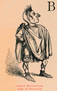 Robert Shortshanks, Hertog van Normandië, ca. 1860 door John Leech
