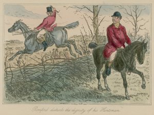 Romford verstoort de waardigheid van zijn Jager door John Leech