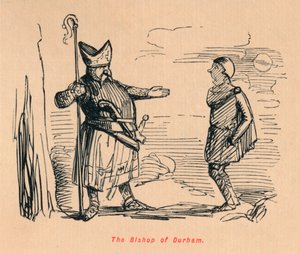 De bisschop van Durham door John Leech