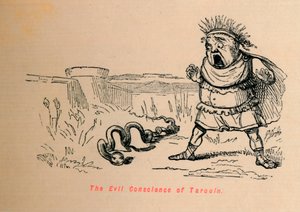 Het kwade geweten van Tarquin, 1852 door John Leech
