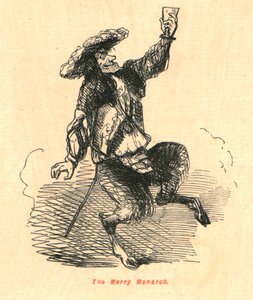 De vrolijke monarch, 1897 door John Leech