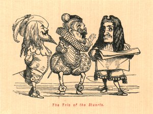 Het trio van de Stuarts, 1897 door John Leech