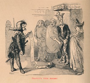 Thurkills kleine rekening, ca. 1860 door John Leech