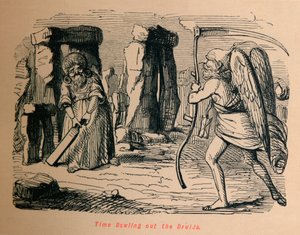 Tijd die de Druïden uitdaagt, ca. 1860