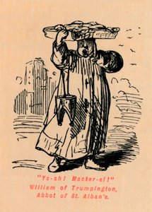 Ya-ah! Makreel! Willem van Trumpington, Abt van St. Albans door John Leech