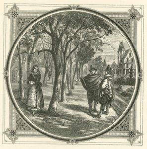 Haast je langzaam (gravure) door John Leighton