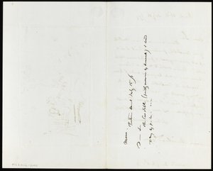 Brief aan James Muirhead
