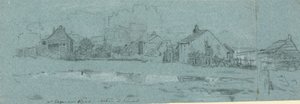 Dichtbij Edgware Road, Londen door John Linnell