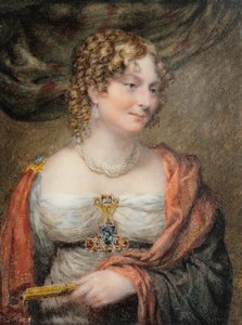 Portret van Anne Law (geboren Towry), 1e Lady Ellenborough door John Linnell