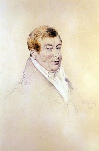 Portret van een Heer door John Linnell