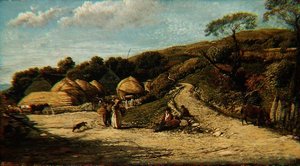 Steile heuvel, Isle of Wight, ca.1815-16 door John Linnell
