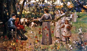 De Zomertuin door John Lochhead