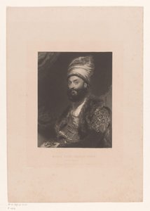 Portret van Mirza Abolhassan Khan Ilchi door John Lucas