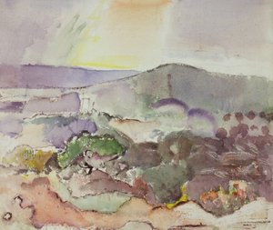 Landschap door John Marin
