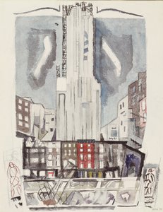 Stadscentrum New York door John Marin