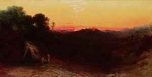 Ontmoeting van Jacob en Esau door John Martin