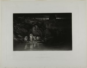 Psalm CXXXVII, uit Illustraties van de Bijbel door John Martin
