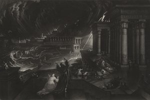 De zevende plaag door John Martin