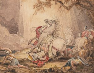 De bekering van Saul door John Martin