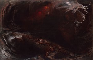 De zondvloed door John Martin