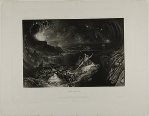 De Zondvloed, uit Illustraties van de Bijbel door John Martin