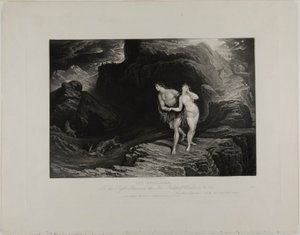 De Verdrijving, uit Illustraties van de Bijbel door John Martin