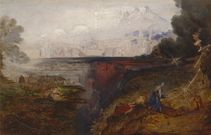 Het laatste oordeel (studie) door John Martin