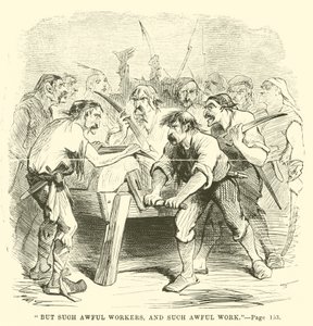 Illustratie voor A Tale of Two Cities door Charles Dickens door John McLenan