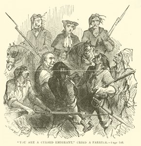 Illustratie voor A Tale of Two Cities door Charles Dickens