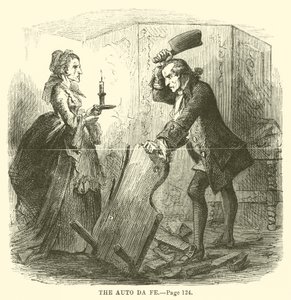 Illustratie voor A Tale of Two Cities door Charles Dickens
