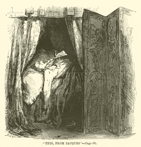 Illustratie voor Een verhaal over twee steden door Charles Dickens door John McLenan
