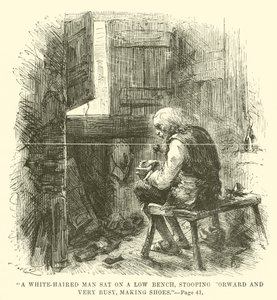 Illustratie voor Een verhaal over twee steden door Charles Dickens door John McLenan